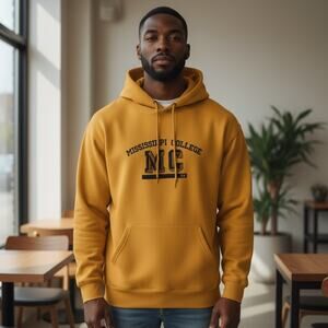 Mississippi College 2026 Hoodie Jansport XL Orange Kangaroo Pocket Long Sleeve